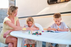 viajar con niños en autocaravana